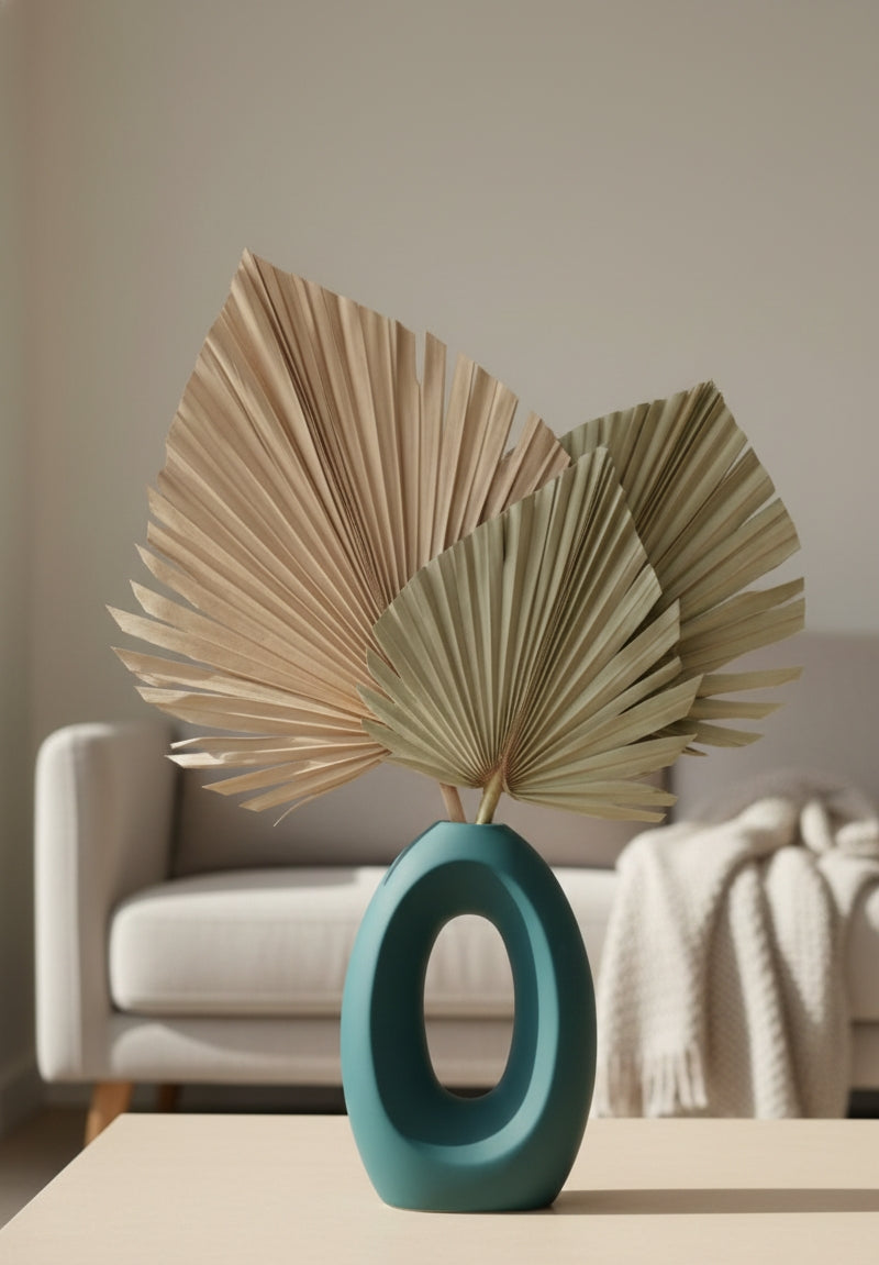 Modern Oval Ceramic Vase