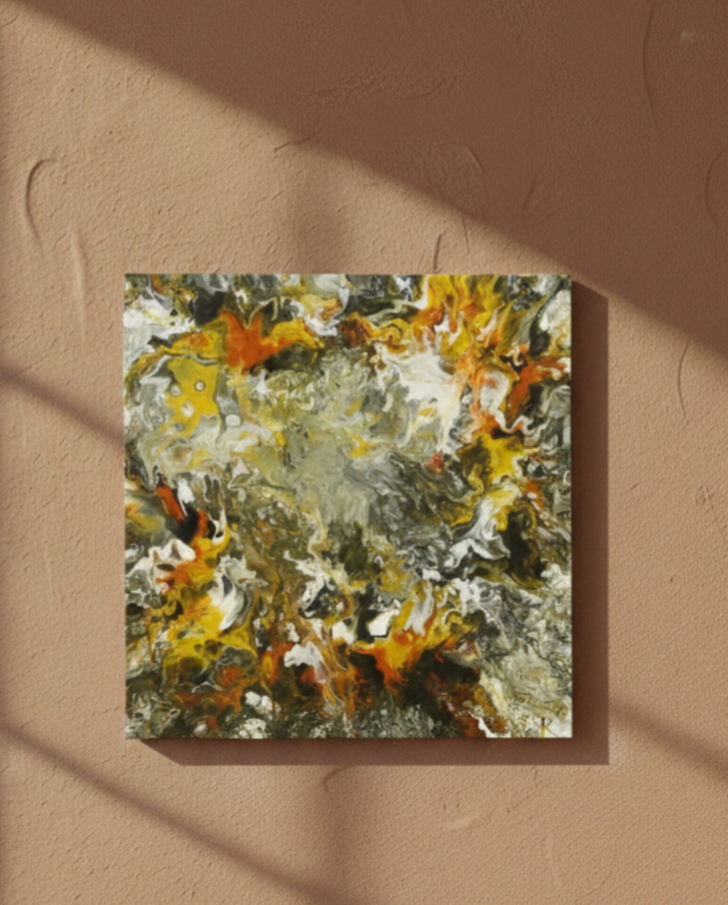 Abstract Wall Painting for Living Room