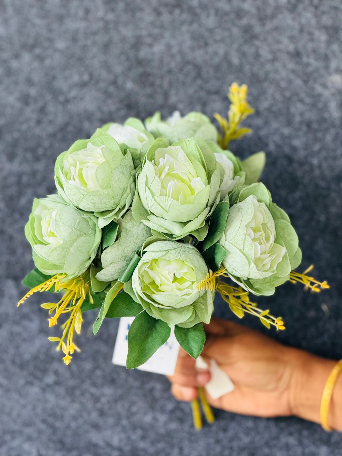Artificial Rose Flower Bunch Combo – 2 Bunch Set with 12 Flowers