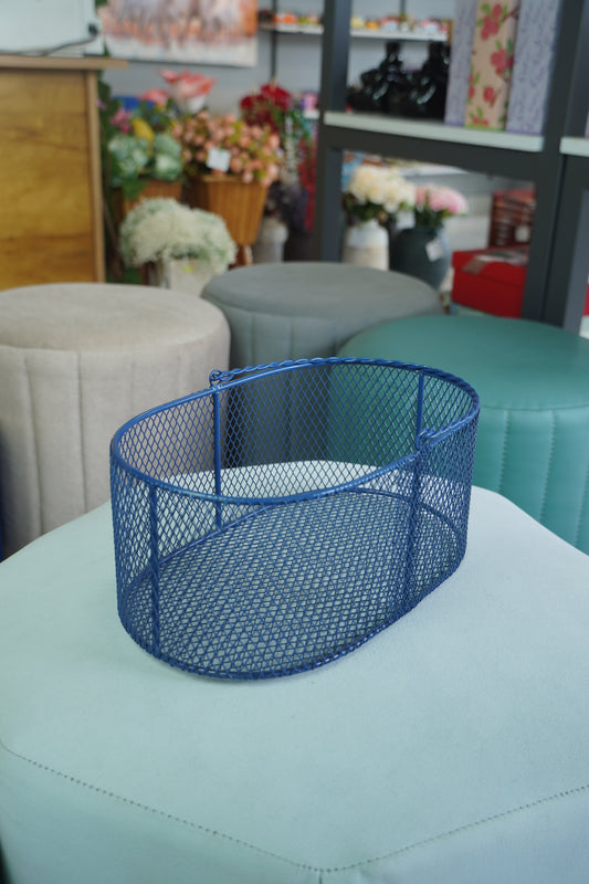 Luxury  Metal Mesh Basket Tray