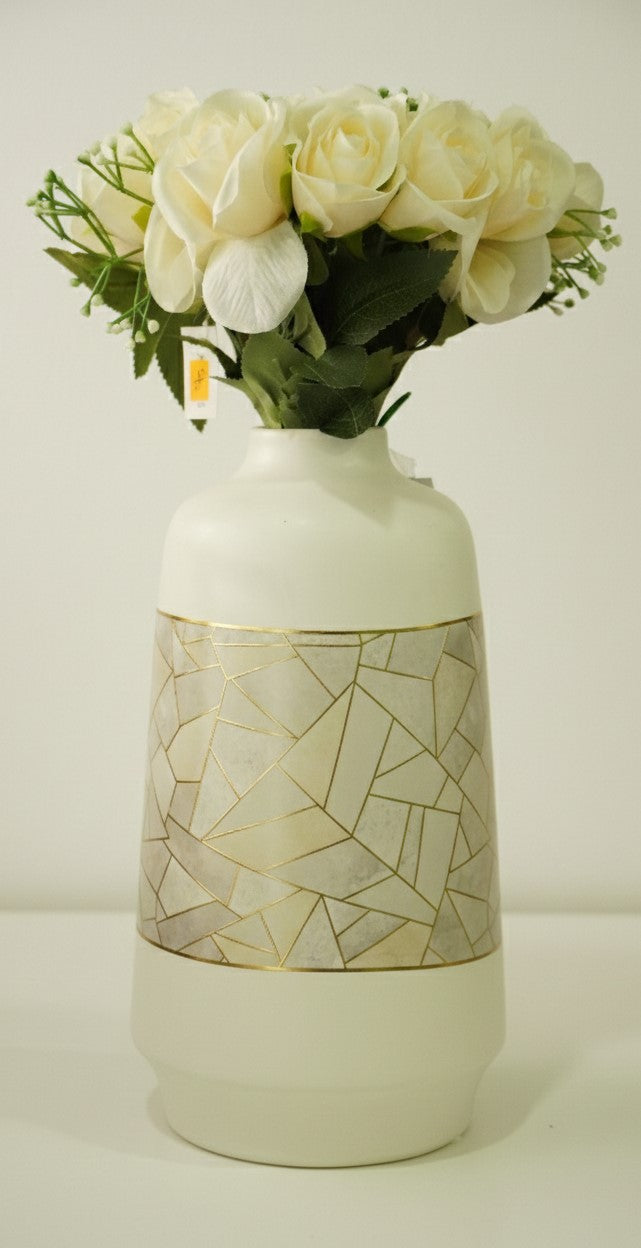 Luxury Islamic Home Décor Set with Wall Art, Metal Leaf Art, Ceramic Vase, Decorative Lantern & Showpiece