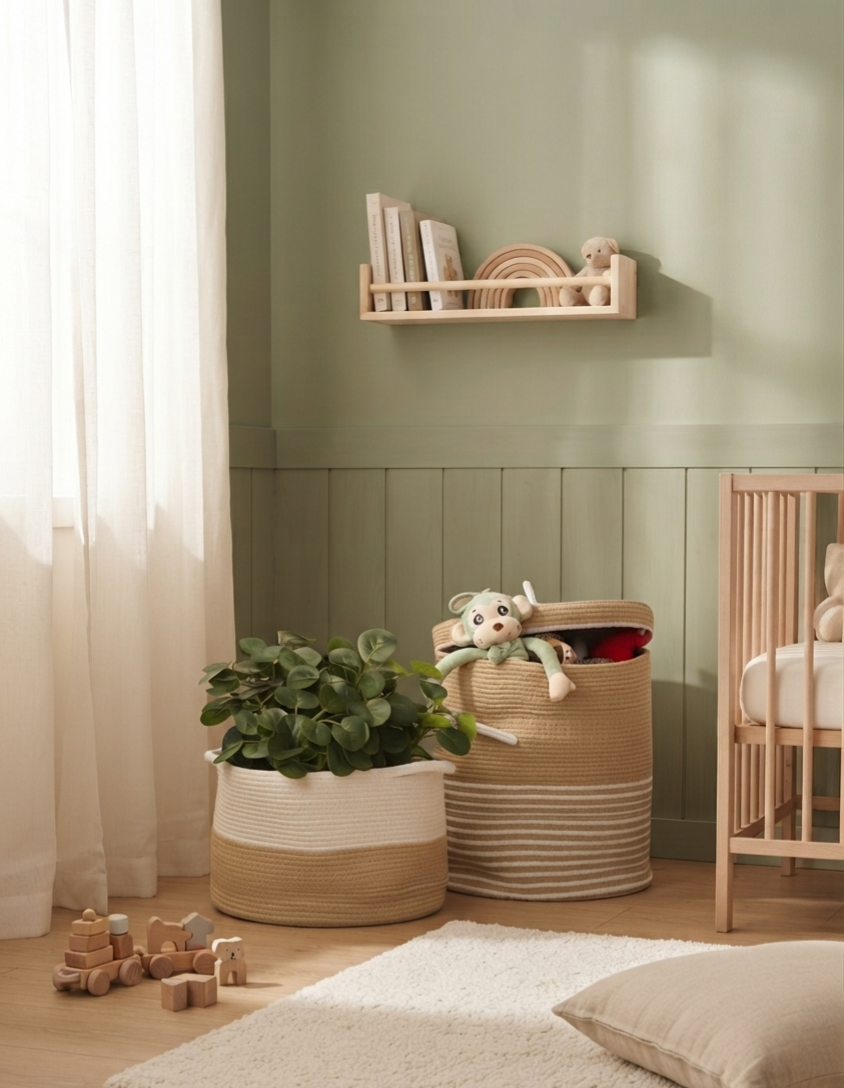 Cotton rope basket