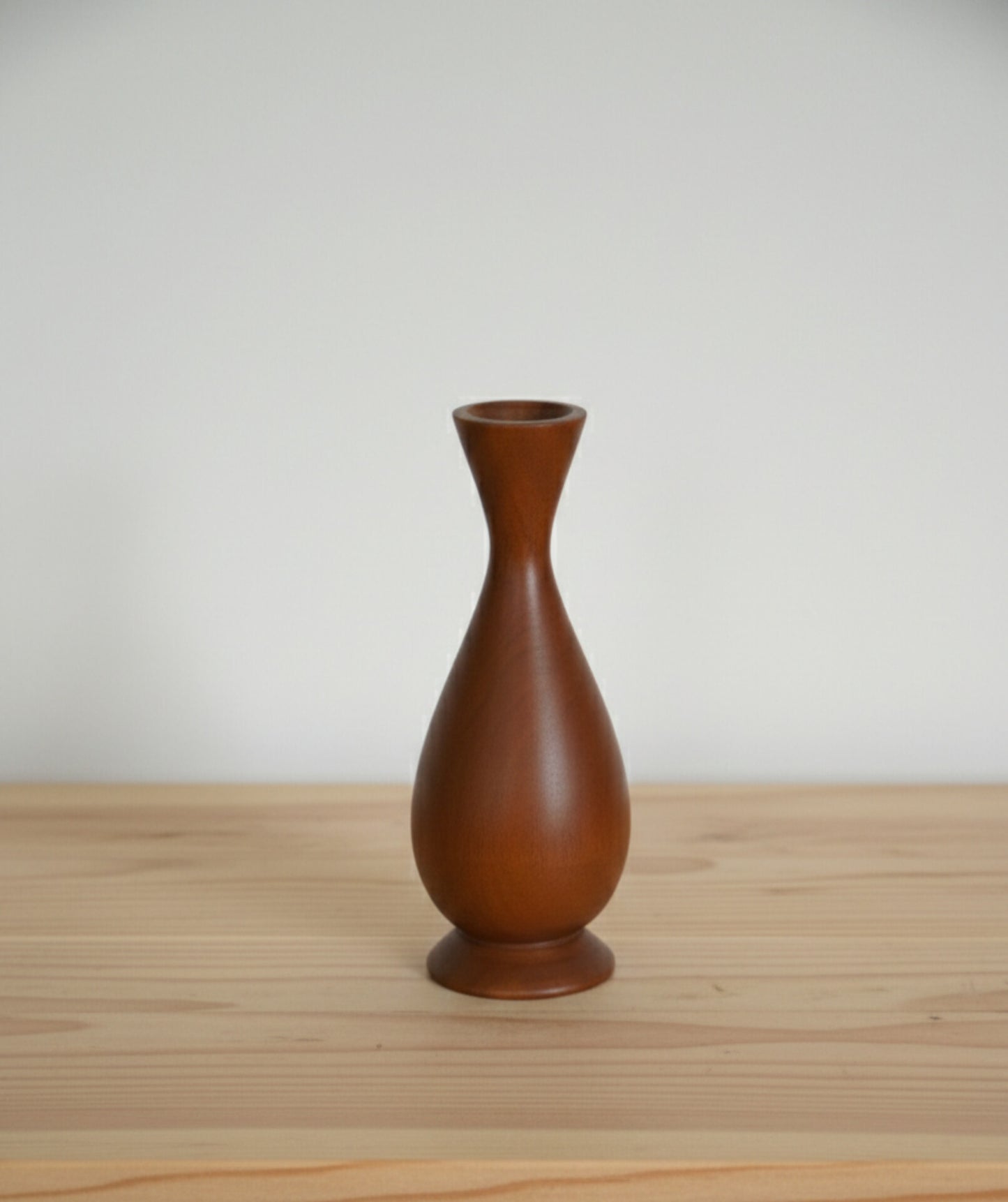 Wooden Decorative Vase | Elegant Natural Wood Home Décor