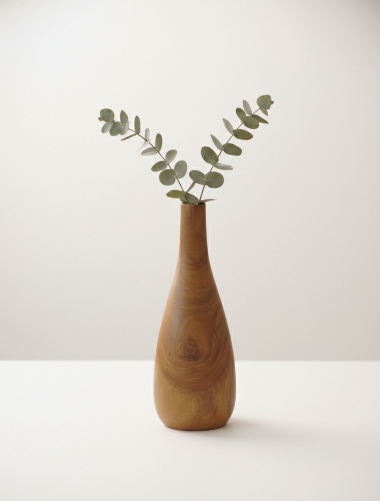 Wooden Decorative Vase | Handcrafted Natural Wood Home Décor