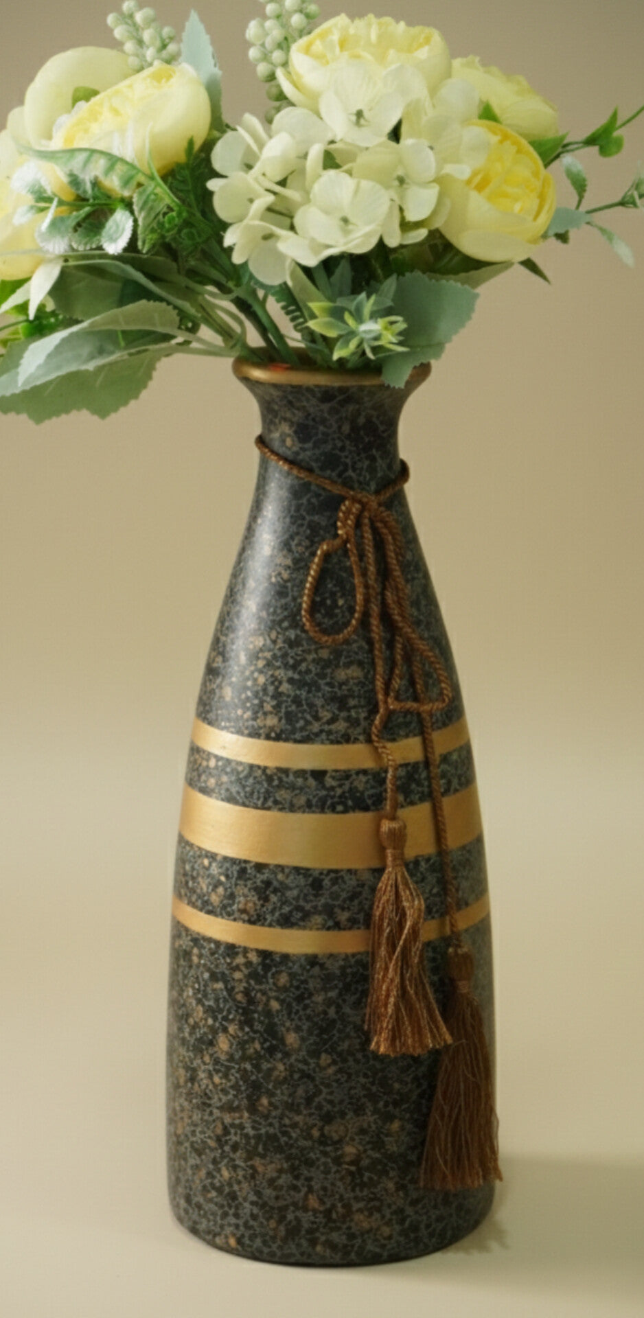 Ramadan Islamic Home Décor Gift Set | Black & Gold Eid Decoration | Islamic Calligraphy Shelf Display