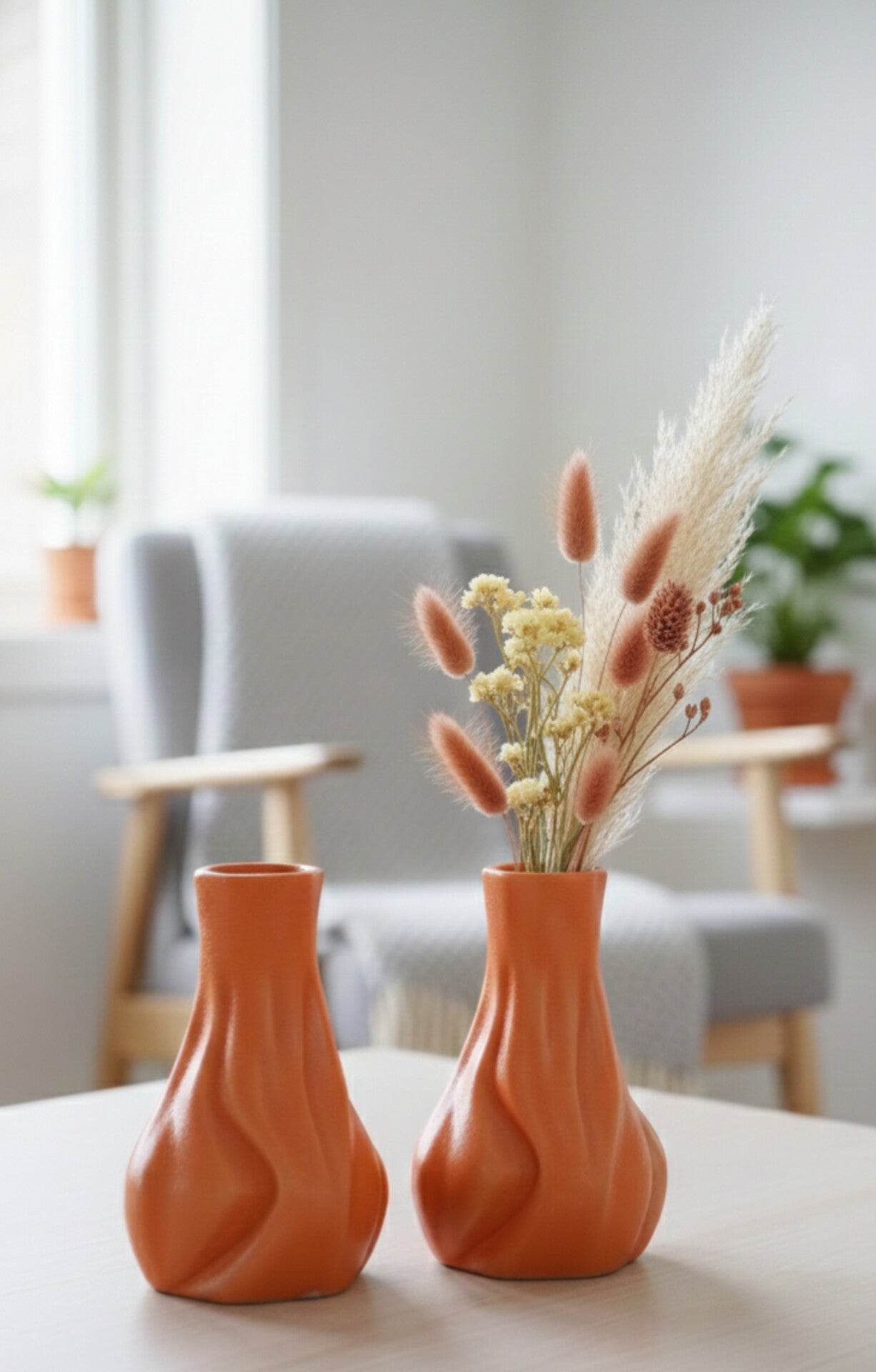 Modern Terracotta Ceramic Vase