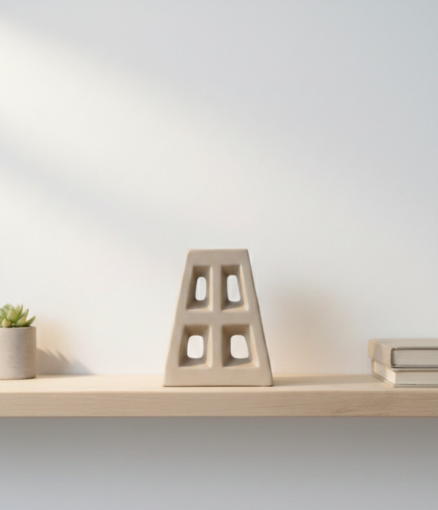 Modern Geometric Ceramic Pot Vase