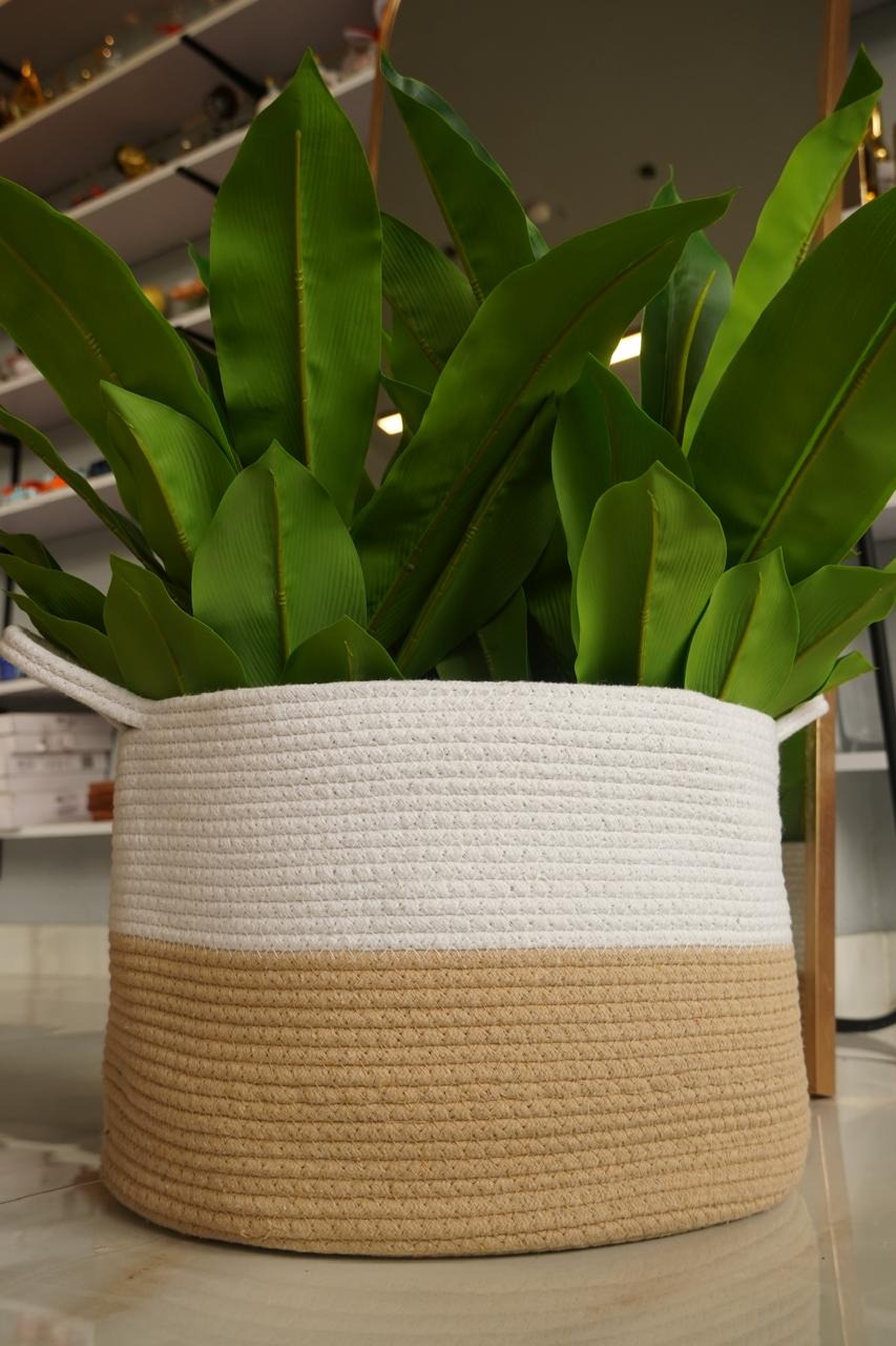 Cotton rope basket