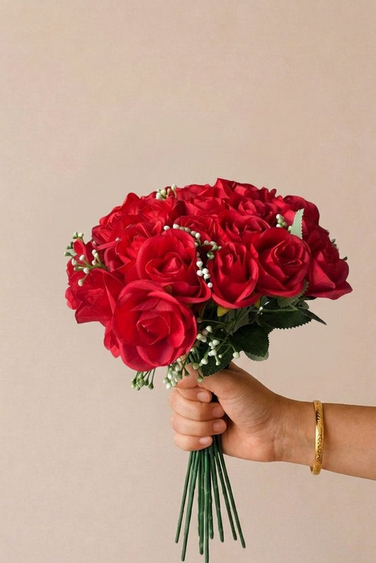 Artificial Rose Flower Bunch