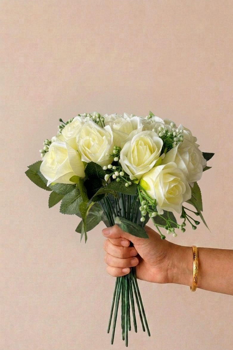 Artificial Rose Flower Bunch