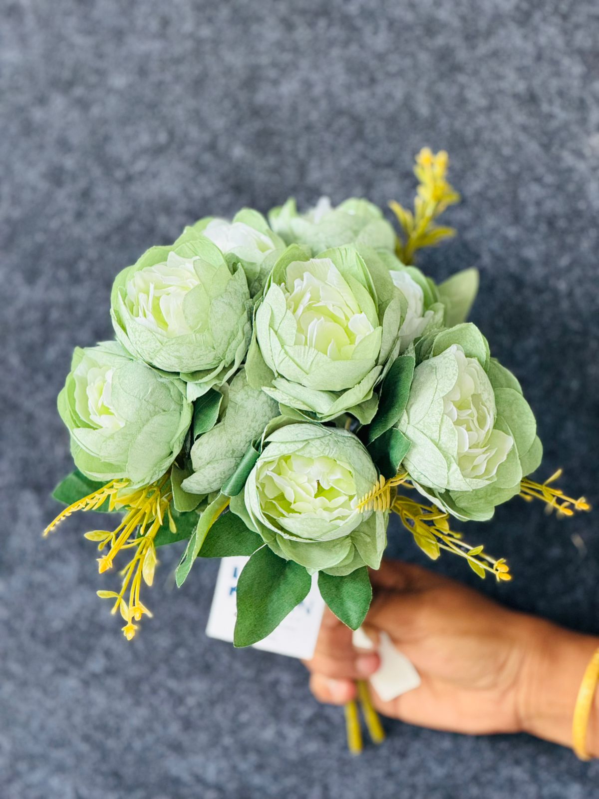 Artificial Rose Flower Bunch Combo – 2 Bunch Set with 12 Flowers