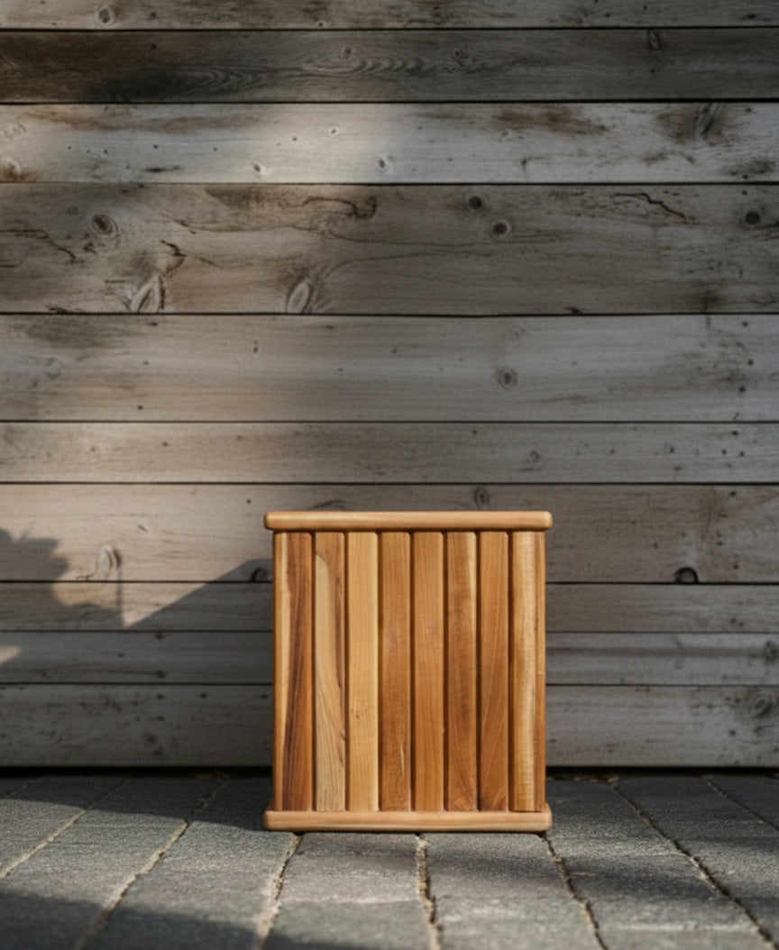 Contemporary Wooden Planter Box for Indoor Plants
